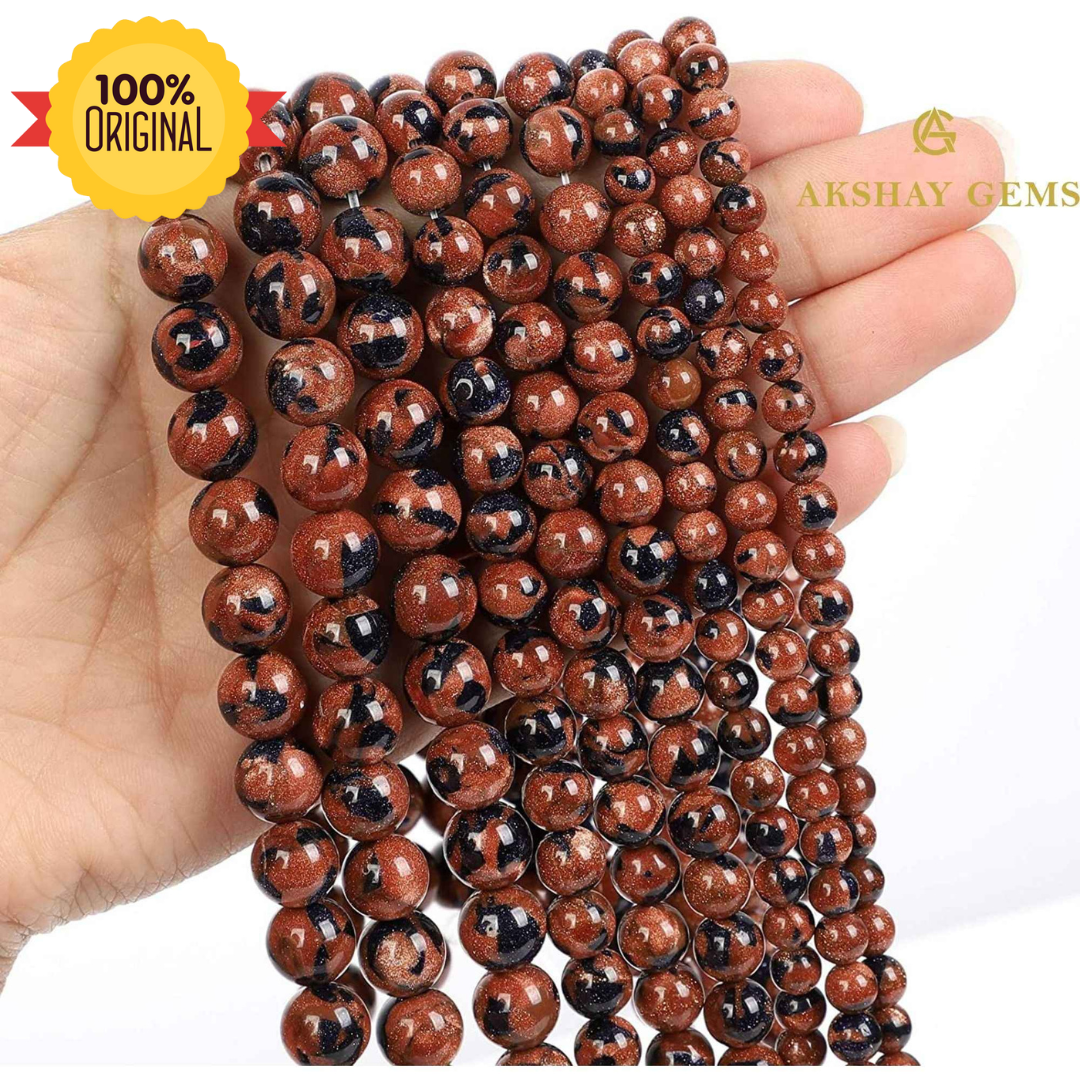 176_ef89bd36-09ee-456b-91d3-c0e3c2544db9-1.png Natural Mahogany Obsidian Round Beads String - Image 1