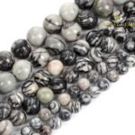 Natural Black Web Jasper String - Image 4