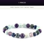 Crystal Bracelet Mega Starter Kit | Zodiac + Moolank + Intention | 28 Designs | 140 Pcs | 8mm Natural Gemstone | Wholesale - Image 27