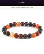 Crystal Bracelet Mega Starter Kit | Zodiac + Moolank + Intention | 28 Designs | 140 Pcs | 8mm Natural Gemstone | Wholesale - Image 5