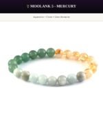Crystal Bracelet Mega Starter Kit | Zodiac + Moolank + Intention | 28 Designs | 140 Pcs | 8mm Natural Gemstone | Wholesale - Image 37