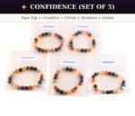 Crystal Bracelet Mega Starter Kit | Zodiac + Moolank + Intention | 28 Designs | 140 Pcs | 8mm Natural Gemstone | Wholesale - Image 54