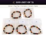 Crystal Bracelet Mega Starter Kit | Zodiac + Moolank + Intention | 28 Designs | 140 Pcs | 8mm Natural Gemstone | Wholesale - Image 14