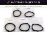 Crystal Bracelet Mega Starter Kit | Zodiac + Moolank + Intention | 28 Designs | 140 Pcs | 8mm Natural Gemstone | Wholesale - Image 22