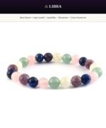 Crystal Bracelet Mega Starter Kit | Zodiac + Moolank + Intention | 28 Designs | 140 Pcs | 8mm Natural Gemstone | Wholesale - Image 17