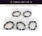 Crystal Bracelet Mega Starter Kit | Zodiac + Moolank + Intention | 28 Designs | 140 Pcs | 8mm Natural Gemstone | Wholesale - Image 16