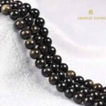 Natural Golden Obsidian String - Image 3