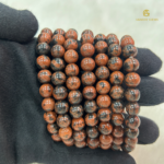 Natural Mahogany Obsidian Bracelet - Image 2