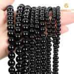 Natural BLACK OBSIDIAN STRING - Image 2
