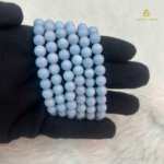 Natural Angelite Bracelet - Image 2