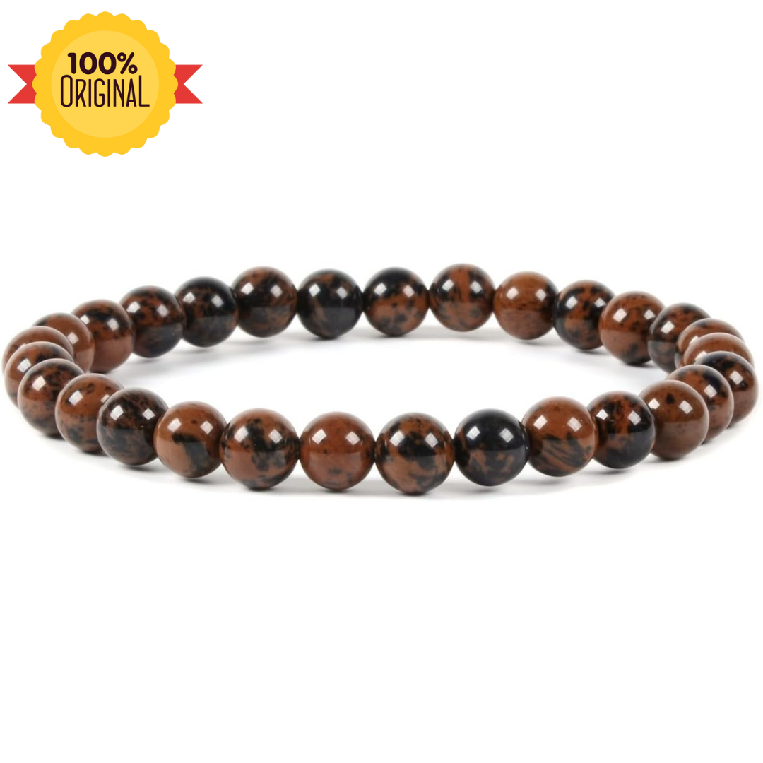 442_16e0efdb-217c-4cd5-9cb8-13a8382bef9f-1.png Natural Mahogany Obsidian Bracelet - Image 1