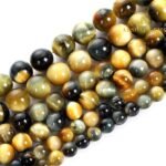 Golden Blue Tiger Eye (cats eye) String - Image 6