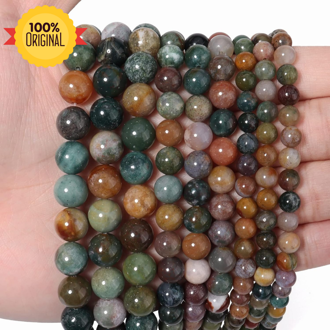 66_26753f00-8bd3-49ae-8950-821a7a4f7169-1.png Natural INDIAN BLOODSTONE STRING - Image 1