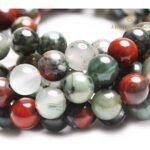 Natural African BloodStone String - Image 3