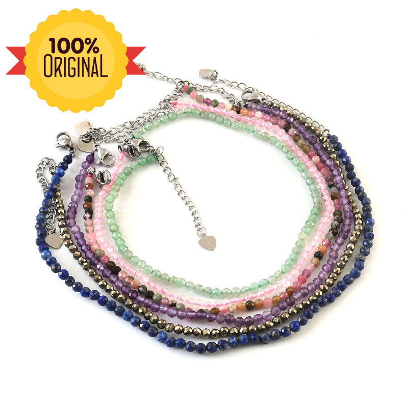 78_31d33a94-78b7-4467-8a6b-c4b8664efa44-1.png Set of 6 Natural Small Beads Stone (Anklet) – 3 mm Faceted Crystal Beads (9”) - Image 1