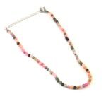 Set of 6 Natural Small Beads Stone (Anklet) – 3 mm Faceted Crystal Beads (9”) - Image 5