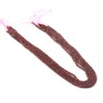 3mm Natural Red Garnet Faceted Beads String – Deep Red Round Gemstone Loose Beads for Jewellery Making (Wholesale) - Image 2