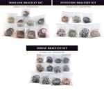 Crystal Bracelet Mega Starter Kit | Zodiac + Moolank + Intention | 28 Designs | 140 Pcs | 8mm Natural Gemstone | Wholesale