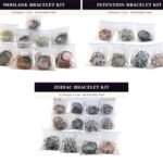 Crystal Bracelet Mega Starter Kit | Zodiac + Moolank + Intention | 28 Designs | 140 Pcs | 8mm Natural Gemstone | Wholesale