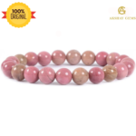 Natural Pink Rhodonite Bracelet