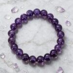 Natural Amethyst Beaded Bracelet