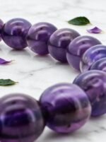 Natural Amethyst Beaded Bracelet - Image 3