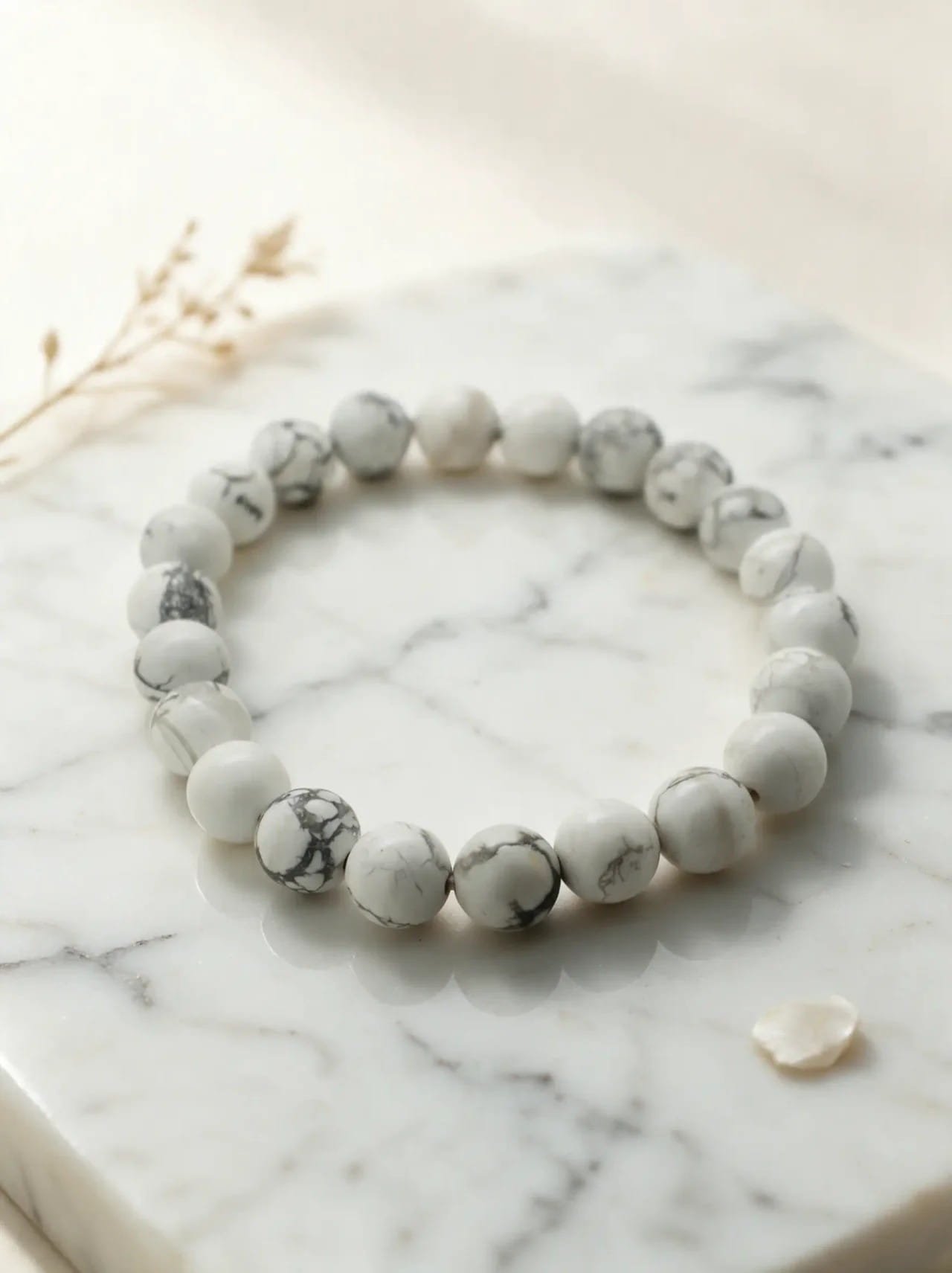 matsya-howlite-bracelet-1 Matsya Howlite Bracelet - Image 1